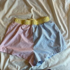 Multicolored women’s boxer shorts